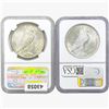 Image 2 : [2] 1923 Silver Peace Dollar NGC MS64