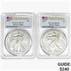 Image 1 : [2] 2017 Silver Eagle PCGS MS70