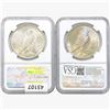 Image 2 : [2] 1923 Silver Peace Dollar NGC MS64