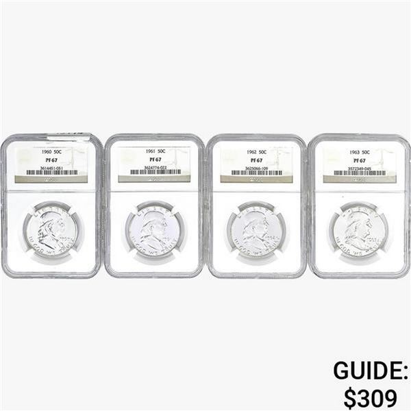 [4] 1960-1963 Franklin Half Dollar NGC PF67