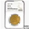 Image 1 : 1837 Capped Bust Half Dollar NGC AU58