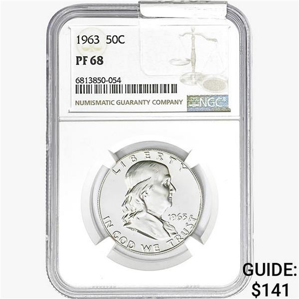 1963 Franklin Half Dollar NGC PF68