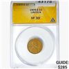 Image 1 : 1909-S Wheat Cent ANACS VF30