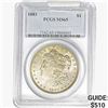 Image 1 : 1883 Morgan Silver Dollar PCGS MS65
