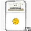 Image 1 : 1910 $2.50 Gold Quarter Eagle NGC MS61