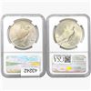 Image 2 : [2] 1923 Silver Peace Dollar NGC MS64