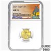 Image 1 : 2024 0.10oz Gold $5 AGE NGC MS70