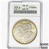 Image 1 : 1878 Morgan Silver Dollar ANACS MS62