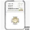 Image 1 : 1964 Roosevelt Dime NGC MS66 FT