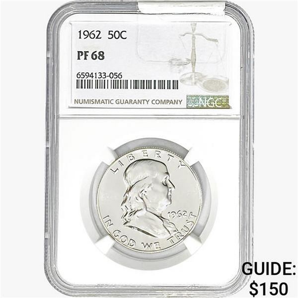 1962 Franklin Half Dollar NGC PF68