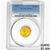 Image 1 : 1927 $2.50 Gold Quarter Eagle PCGS MS61