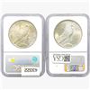Image 2 : [2] 1923 Silver Peace Dollar NGC MS64