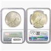 Image 2 : [2] 1922 Silver Peace Dollar NGC MS64