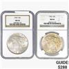 Image 1 : [2] 1923 Silver Peace Dollar NGC MS64