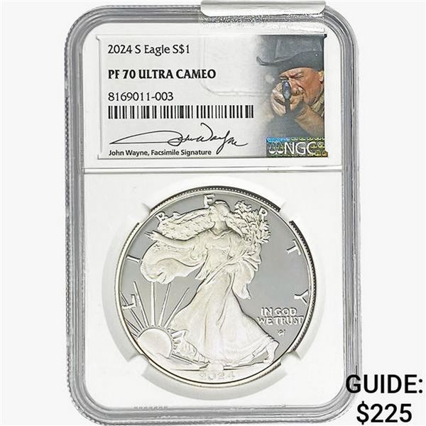 2024-S Silver Eagle NGC PF70 ULTRA CAMEO