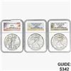 Image 1 : [3] 2013-2014 Silver Eagle NGC MS69