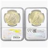 Image 2 : [2] 1923 Silver Peace Dollar NGC MS64