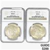 Image 1 : [2] 1923 Silver Peace Dollar NGC MS64