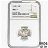 Image 1 : 1940 Mercury Silver Dime NGC MS67