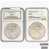 Image 1 : [2]1996 Silver Eagle NGC MS69