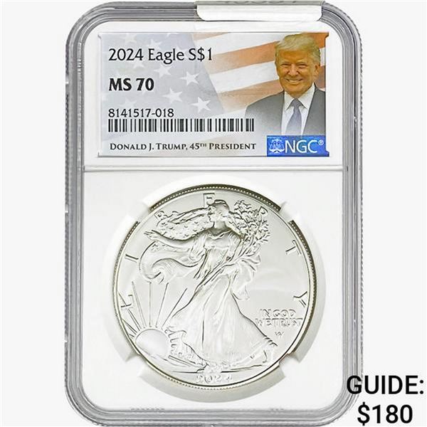 2024 Silver Eagle NGC MS70