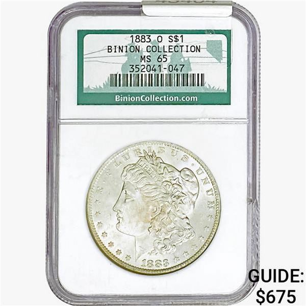 1883-O Morgan Silver Dollar NGC MS65