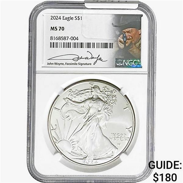 2024 Silver Eagle NGC MS70