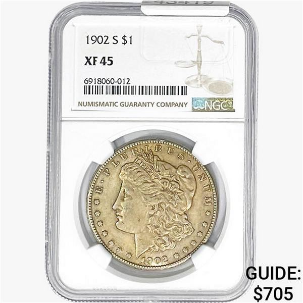 1902-S Morgan Silver Dollar NGC XF45