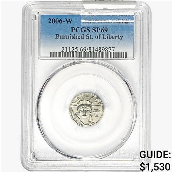 2006-W 1/10oz Platinum $10 PCGS SP69 Burnished