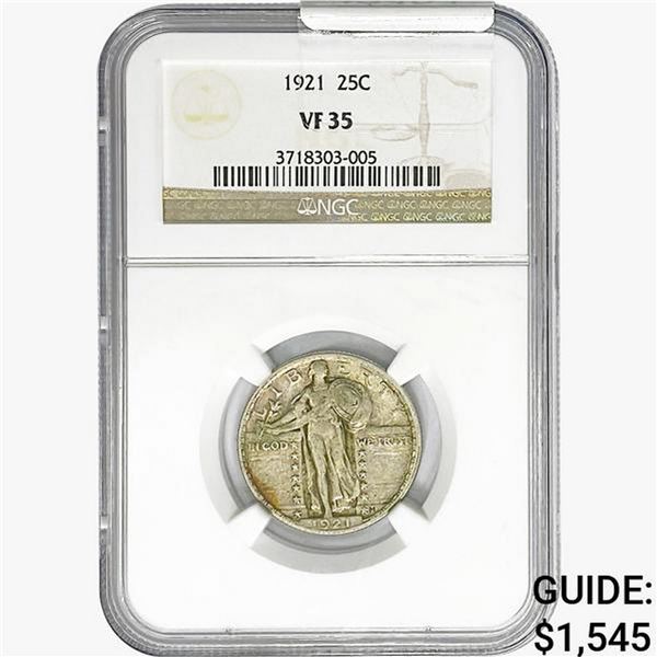1921 Standing Liberty Quarter NGC VF35
