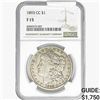 Image 1 : 1893-CC Morgan Silver Dollar NGC F15