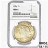 Image 1 : 1924 Silver Peace Dollar NGC MS66