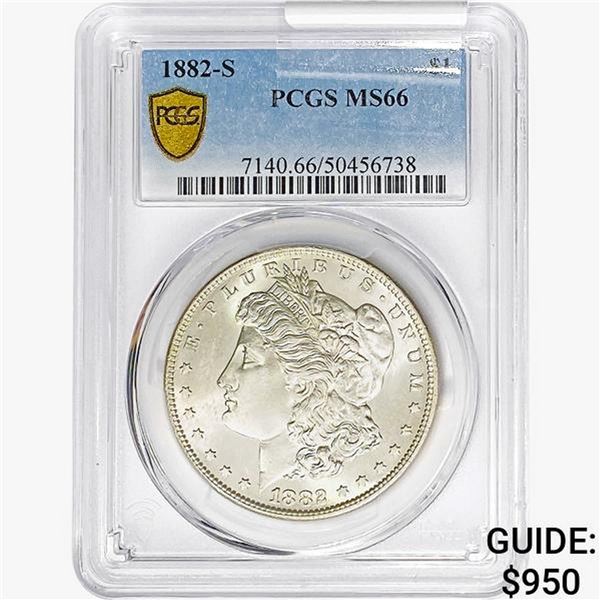 1882-S Morgan Silver Dollar PCGS MS66