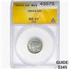 Image 1 : 1944-S Mercury Silver Dime ANACS MS67 FSB