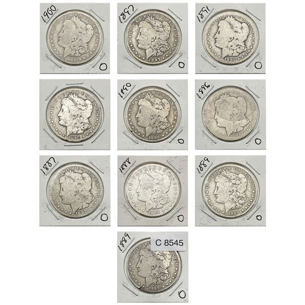 1886-1900 [10] Morgan Silver Dollar