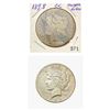 Image 1 : 1878-CC, 1928 Key Date Morgan, Peace Dollars [2 Coins]