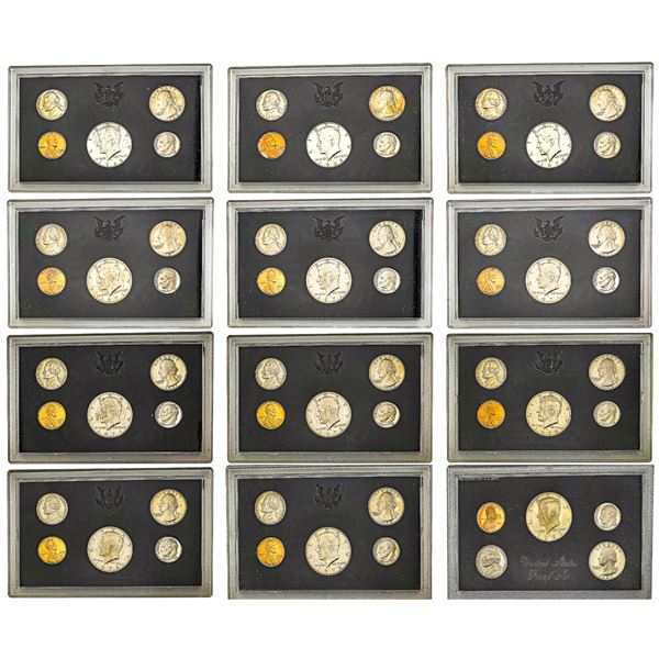 1968-1983 US Proof Sets Lot [60 Coins]