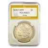 Image 1 : 1878 7/8TF Morgan Silver Dollar PGA MS63+