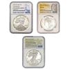 Image 1 : [3]2021-2023 Silver Eagle NGC MS/PF69-70