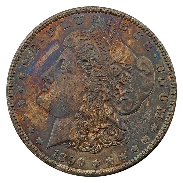 1890-CC Morgan Silver Dollar