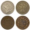 Image 1 : [4]1838-1865 Assorted U.S. Coins [2C/3C/25C]