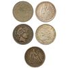 Image 1 : [5]1834-1901 Assorted U.S. Coins [5C-10C]