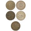 Image 2 : [5]1834-1901 Assorted U.S. Coins [5C-10C]