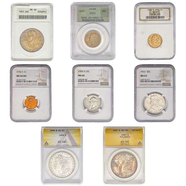 [8]1886-1963 Assorted U.S. Coins [5C-$1]