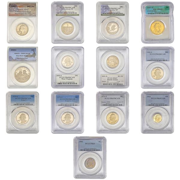[13]1961-2015 Assorted U.S. Coins [5C-$1]