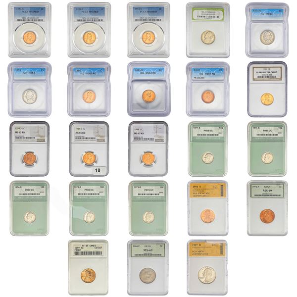 [23]1944-2004 Assorted U.S. Coins [1C-25C]