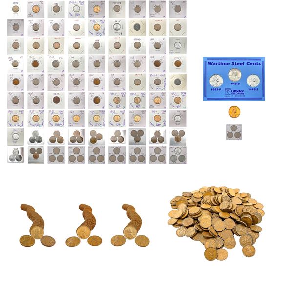 [569]1902-1958 Assorted Indian Head/Wheat Cents