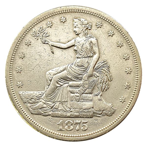 1875-S Silver Trade Dollar