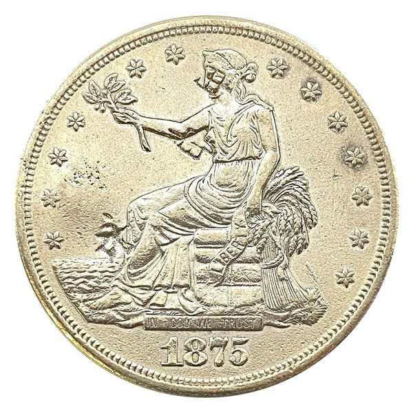 1875-S Silver Trade Dollar