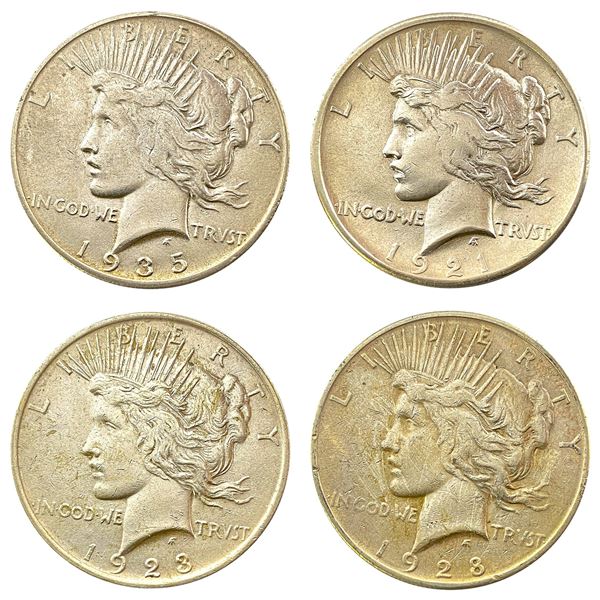 1921-1935 [4] Silver Peace Dollar
